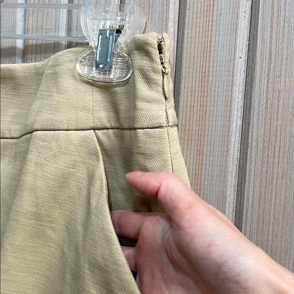 Merona Tan Cream Mini Pencil Skirt Casual - Picture 3 of 4